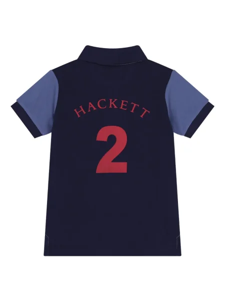 Koszulka polo dziecięca Hackett biała