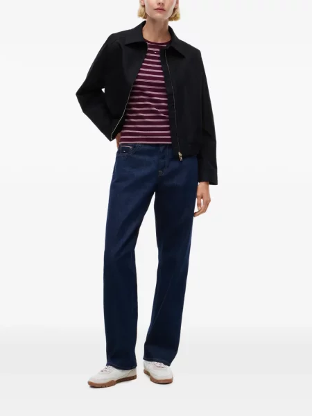 Blugi drepți Tommy Hilfiger albastru