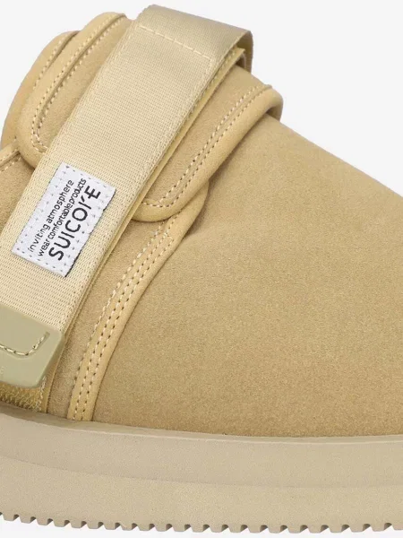 Замшеві шльопанці Suicoke ZAVO-VS ZAVO.VS-BEIGE. бежевий