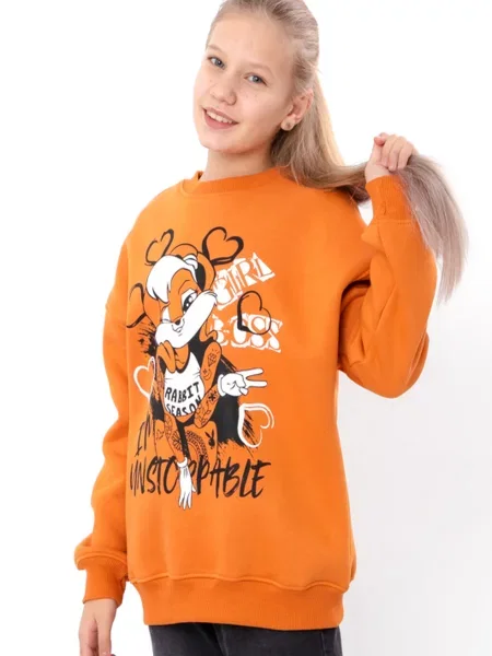 Дитячий Світшот Носи своє бавовна/поліестер помаранчевий