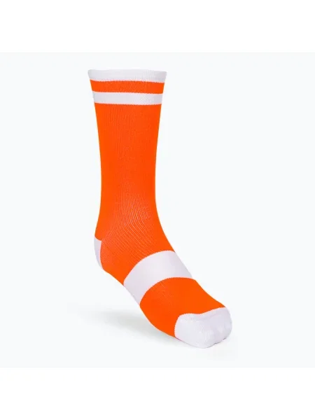 Olcsóbban. Kerékpáros zokni POC Lure MTB Long zink orange/hydrogen white. Méret: EU fehér