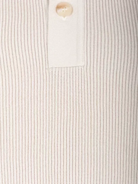 Scurt tricou polo Sunspel tricotate