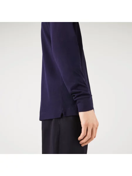 Поло Lacoste синее