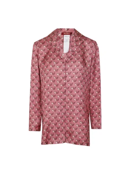 Kurtka Max Mara Studio w kwiatki z kapturem czarna