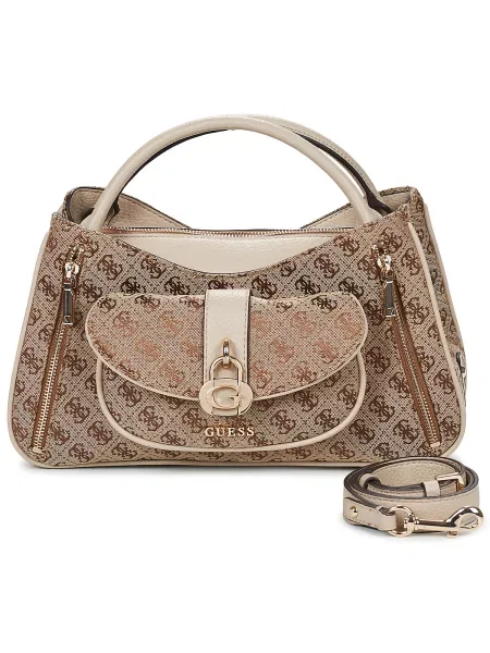 Crossbody kabelka Guess béžová