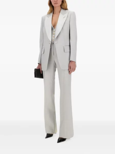 Pantaloni Tom Ford cu dungi gri
