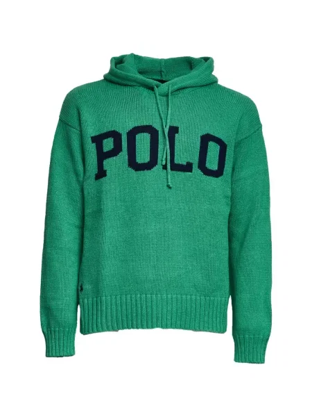 Fleece κορδόνι περίσφιξης φλις φούτερ Polo Ralph Lauren με αυτόγραφο λευκό