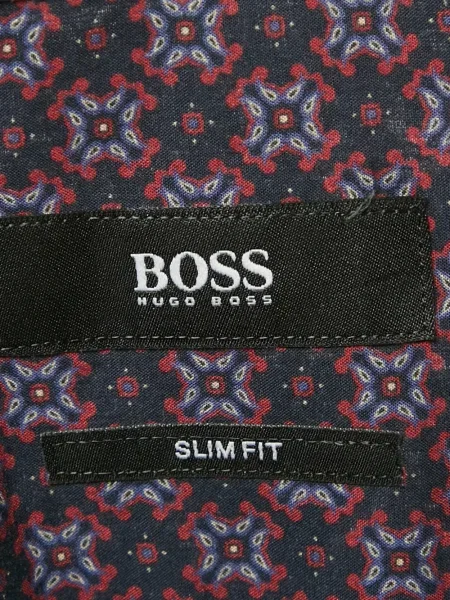 Cămașă Boss lungă albastru