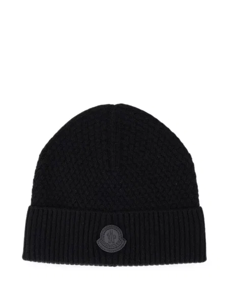 Căciulă Moncler cu autograf negru