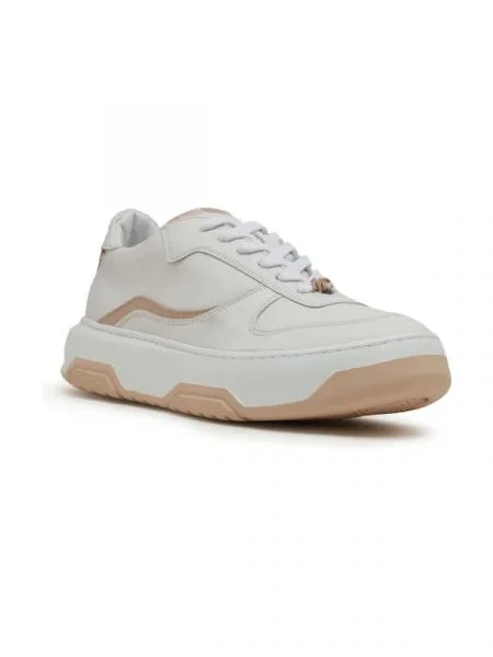 Marc Cain De piele sneakers alb