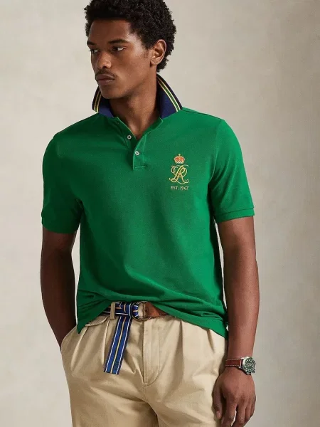 Tricou polo Polo Ralph Lauren clasic verde