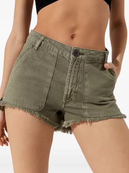 Pantaloni scurți cargo One Teaspoon verde