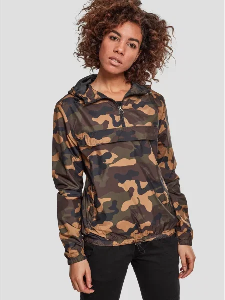 Urban Classics Geacă de primăvară-toamnă kaki maro