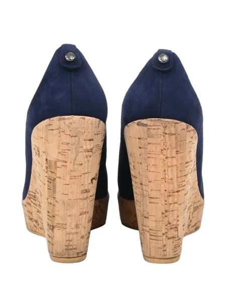 Pantofi cu toc Stuart Weitzman cu pană albastru