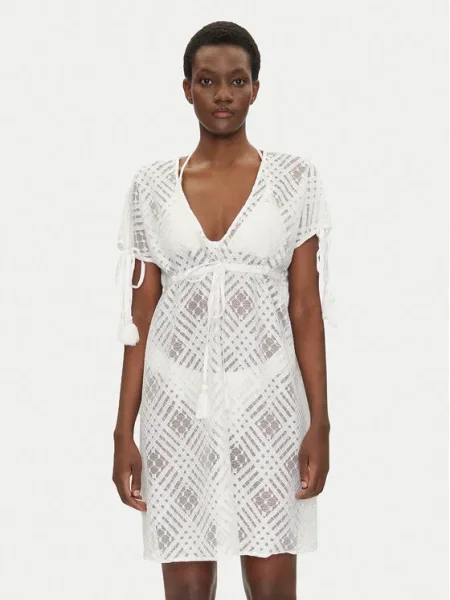 Iconique Rochie de plajă alb