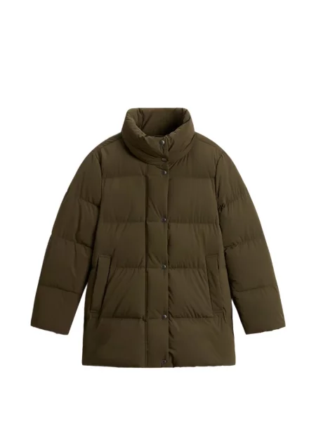 Scurt palton Woolrich verde