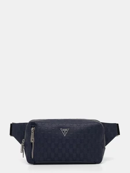 Torbica za okoli pasu Guess TORINO modra