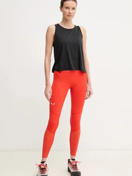 Однотонные леггинсы Salewa черные