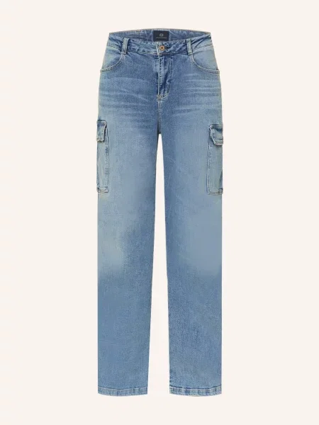 Ag Jeans Jeansy Bojówki Cargo Moon blau niebieskie