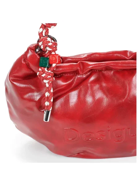 Kabelka Desigual s autogramem červená