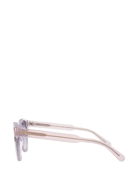 Ochelari de soare rotunzi Ferragamo Eyewear roz