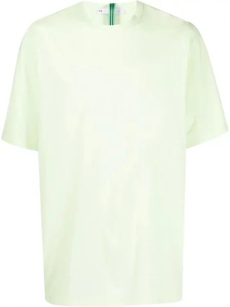 Tricou Y-3 cu imagine verde