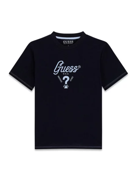 Guess Marškinėliai Tamsiai mėlyna