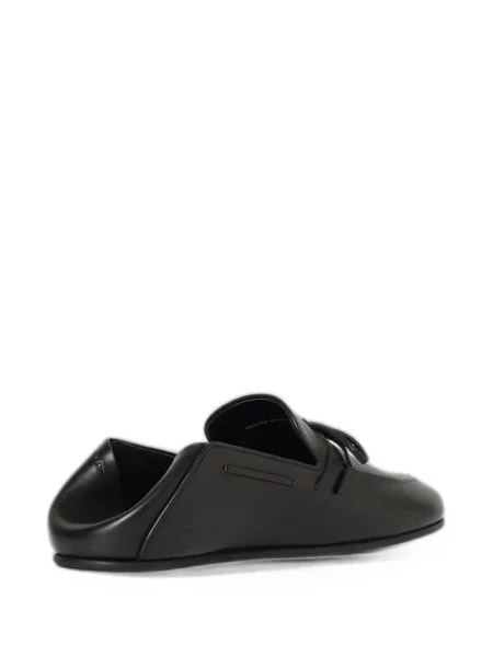 Pantofi loafer Bally cu funde din piele negru