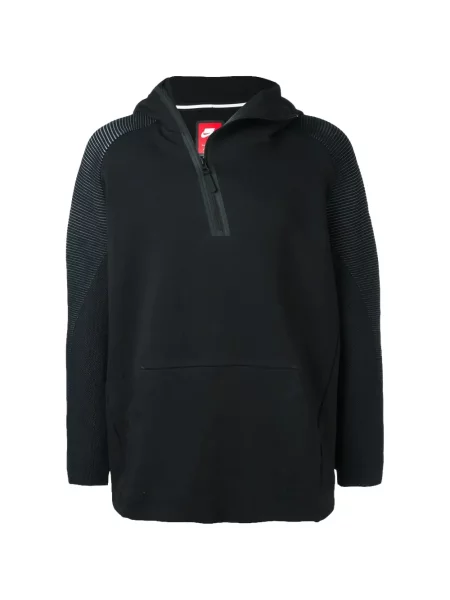 Hanorac cu glugă Nike din fleece negru