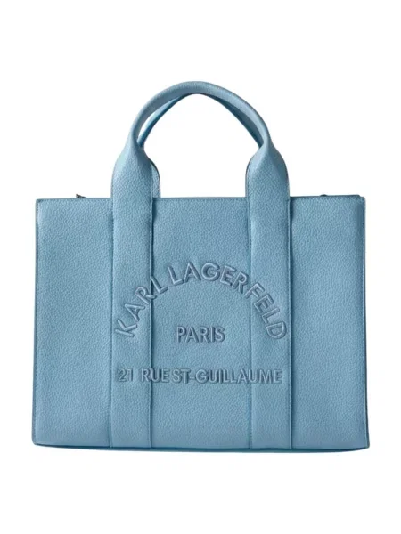 Karl Lagerfeld kabelka typu shopper dámska z imitácie kože K/RSG MD modrá