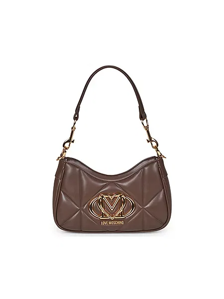 Pisemska torbica Love Moschino rjava