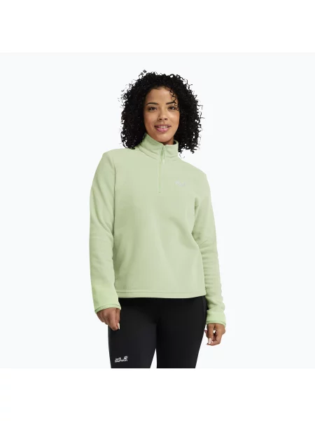 Bluză fleece pentru femei Jack Wolfskin Taunus Half Zip melon
