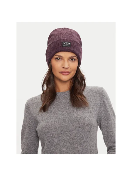 Puma Čiapka Archive Heather Beanie 28 Fialová vínová