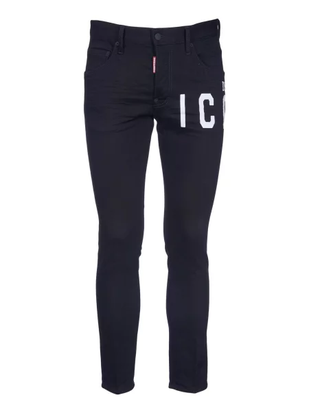 Kavbojke Dsquared črna