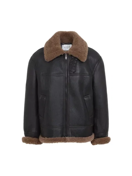 Kurtka skórzana Saint Laurent czarna