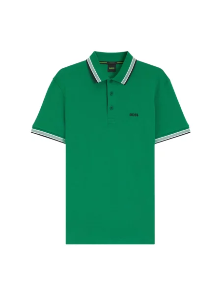 Koszulka polo Boss zielona