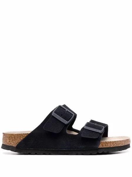 Sandale Birkenstock fără toc albastru