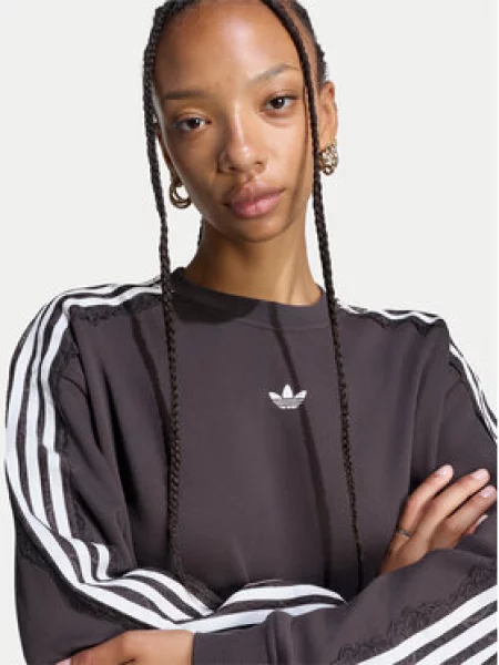 Mikina adidas hnědá