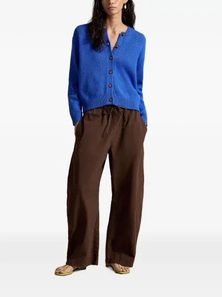 Ριγέ δερμάτινος κάλτσες Polo Ralph Lauren με κορδόνι μαύρο