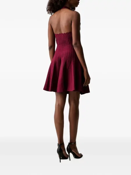 Rochie mini Morgan cu gât halter roșu