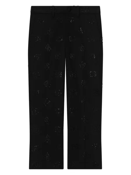 Spodnie dziecięce Dolce And Gabbana czarne