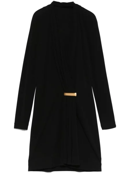 Rochie mini Tom Ford drapată de costum negru