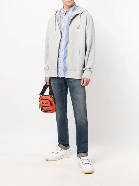 Džemperis su gobtuvu Polo Ralph Lauren pilka