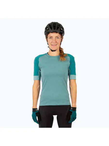 Tricou de ciclism pentru femei Endura S/S molid verde