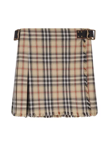 Spódnica plisowana Burberry w kratkę