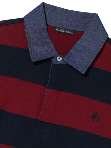 Gulerat tricou polo Brooks Brothers roșu
