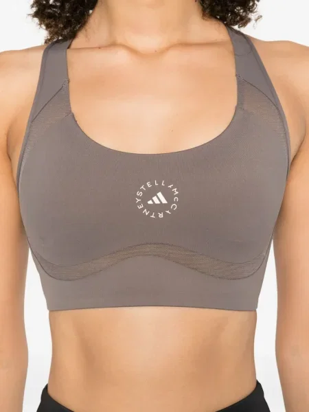 Сутиен Adidas By Stella Mccartney с принт сиво