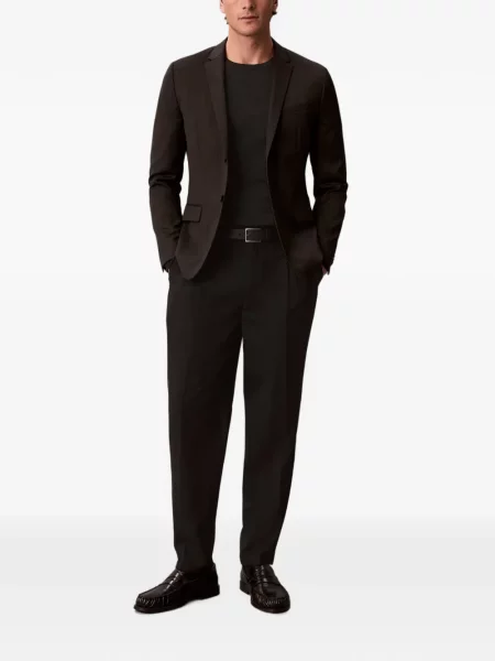 Pantaloni Calvin Klein conici negru
