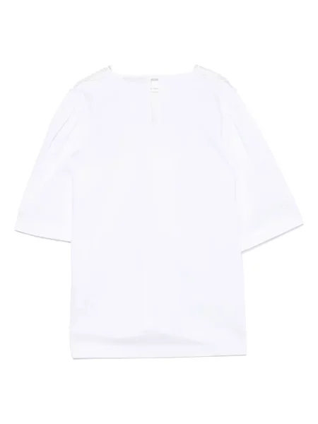 Top Vivetta cu broderie alb