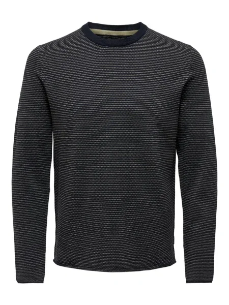 Only & Sons Pulover ONSNiguel nisipiu / închis albastru